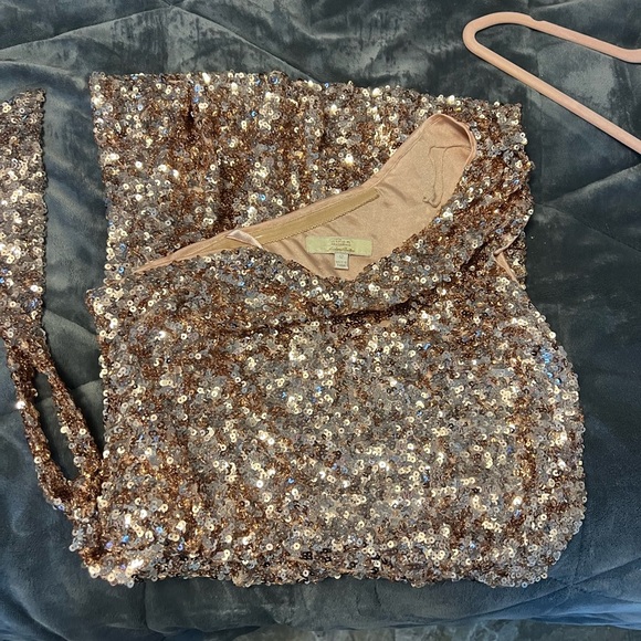 Sequin One-Shoulder Dress - Picture 5 of 6